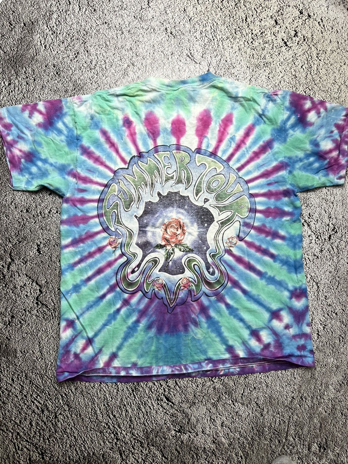 1993 Grateful Dead summer season M.Dubois anvil tee