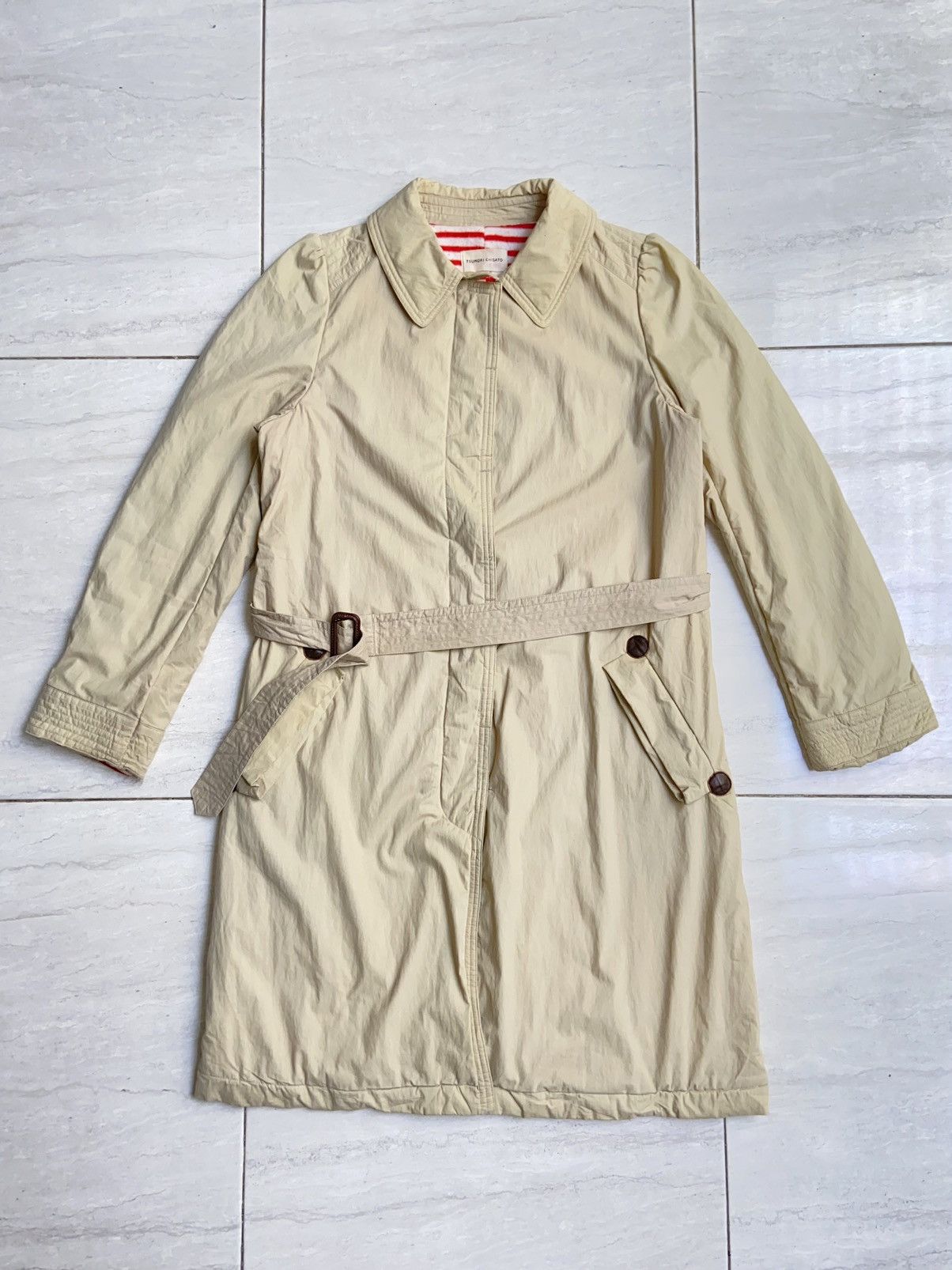 Issey Miyake TSUMORI CHISATO Cream Coats Size US M / EU 48-50 / 2 - 6 Thumbnail