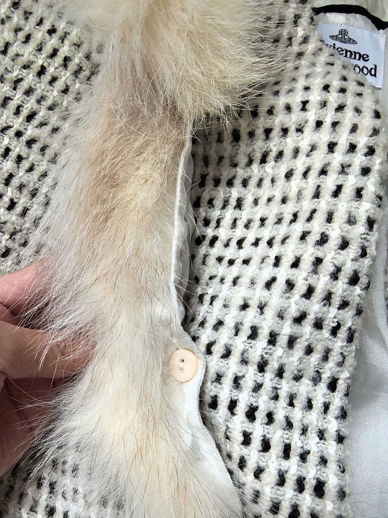 Vivienne Westwood Vivienne Westwood Mid-old fox fur collar 100% wool black a Size M / US 6-8 / IT 42-44 - 5 Thumbnail