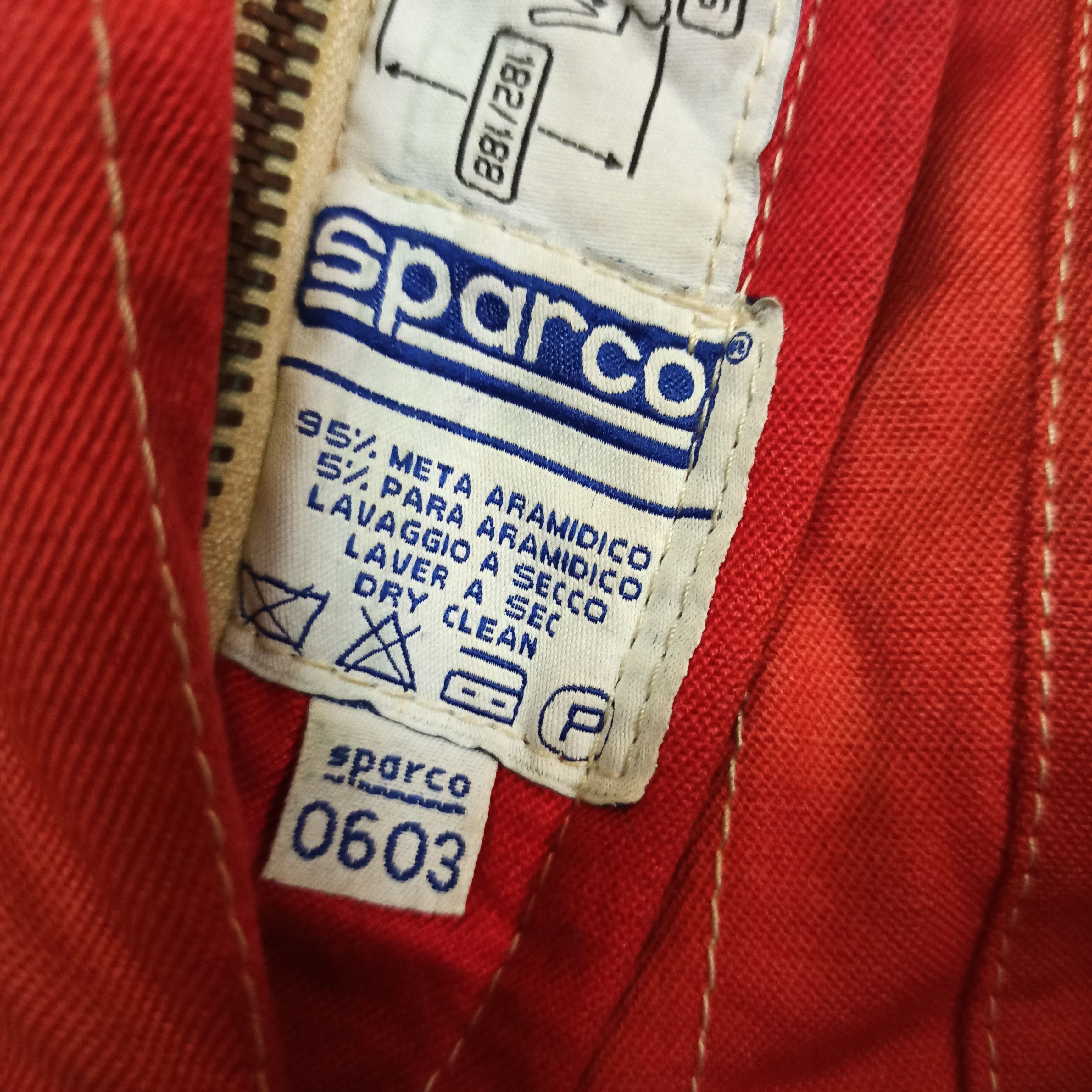 Vintage RARE SPARCO RACING OVERALL SUIT SPRINT MADE IN EUROPE Size US 42 / EU 58 - 13 Thumbnail