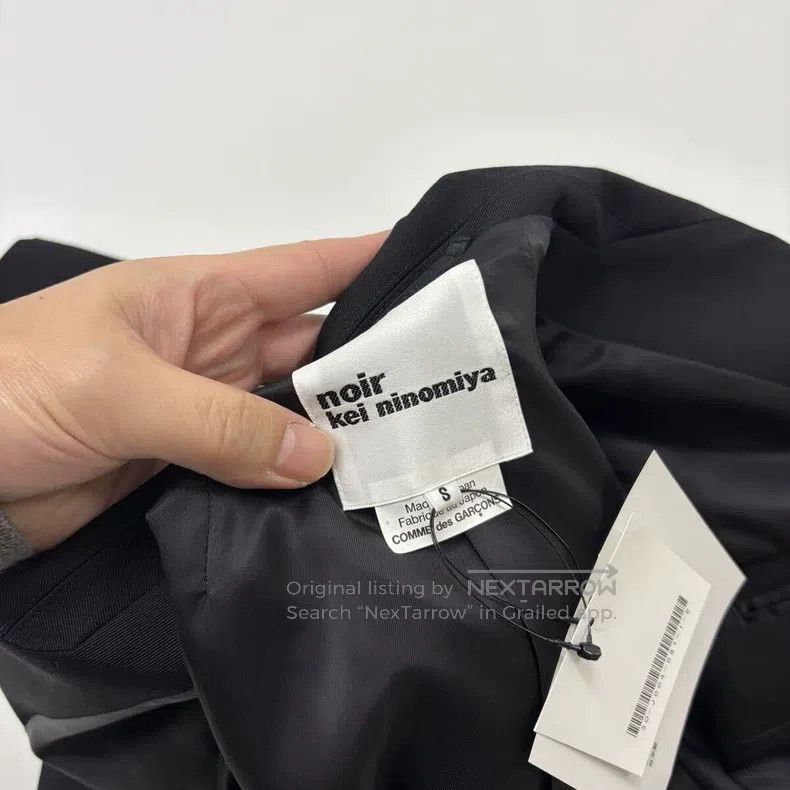 Comme des Garcons Comme Des Garcons Black hollow-out shoulder jacket coat Size S / US 4 / IT 40 - 8 Thumbnail
