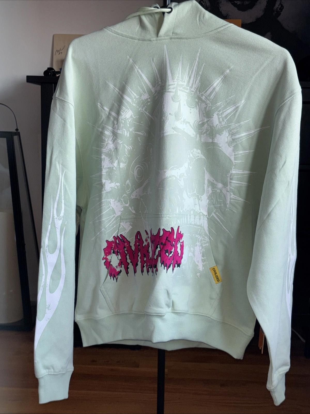 Civilized Civilized Skull Washed Mint Hoodie NWT Small Size US S / EU 44-46 / 1 - 1 Thumbnail