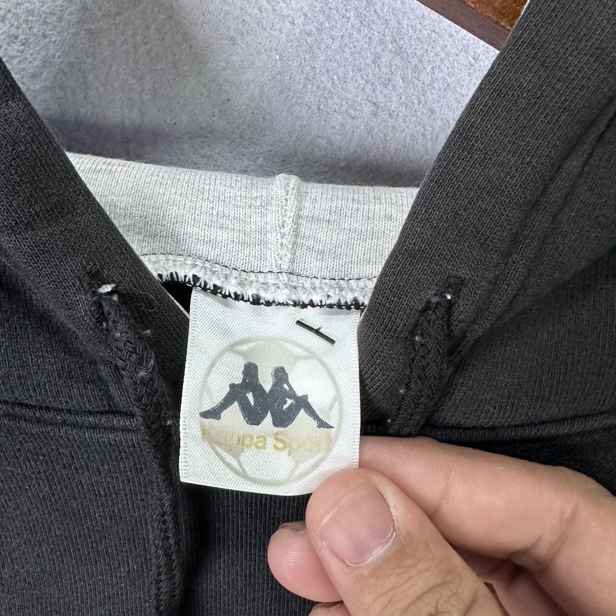 Kappa Vintage Juventus FC Kappa Hoodie Size US XL / EU 56 / 4 - 3 Thumbnail