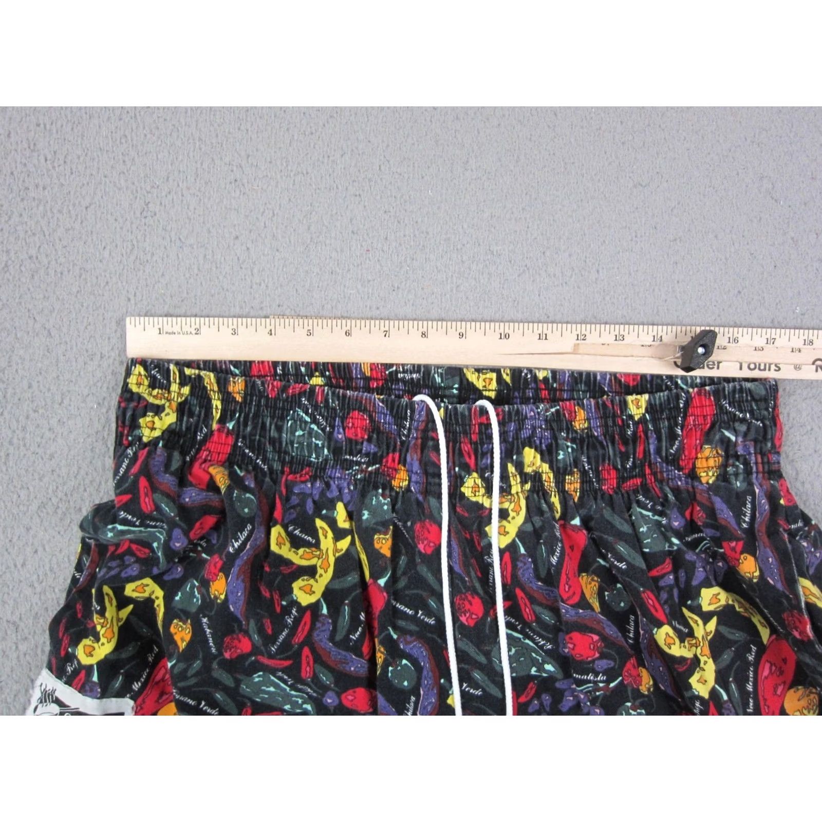 Vintage VINTAGE Chefwear Pants Mens XL Black Chili Pepper Baggy USA Size US 36 / EU 52 - 7 Thumbnail
