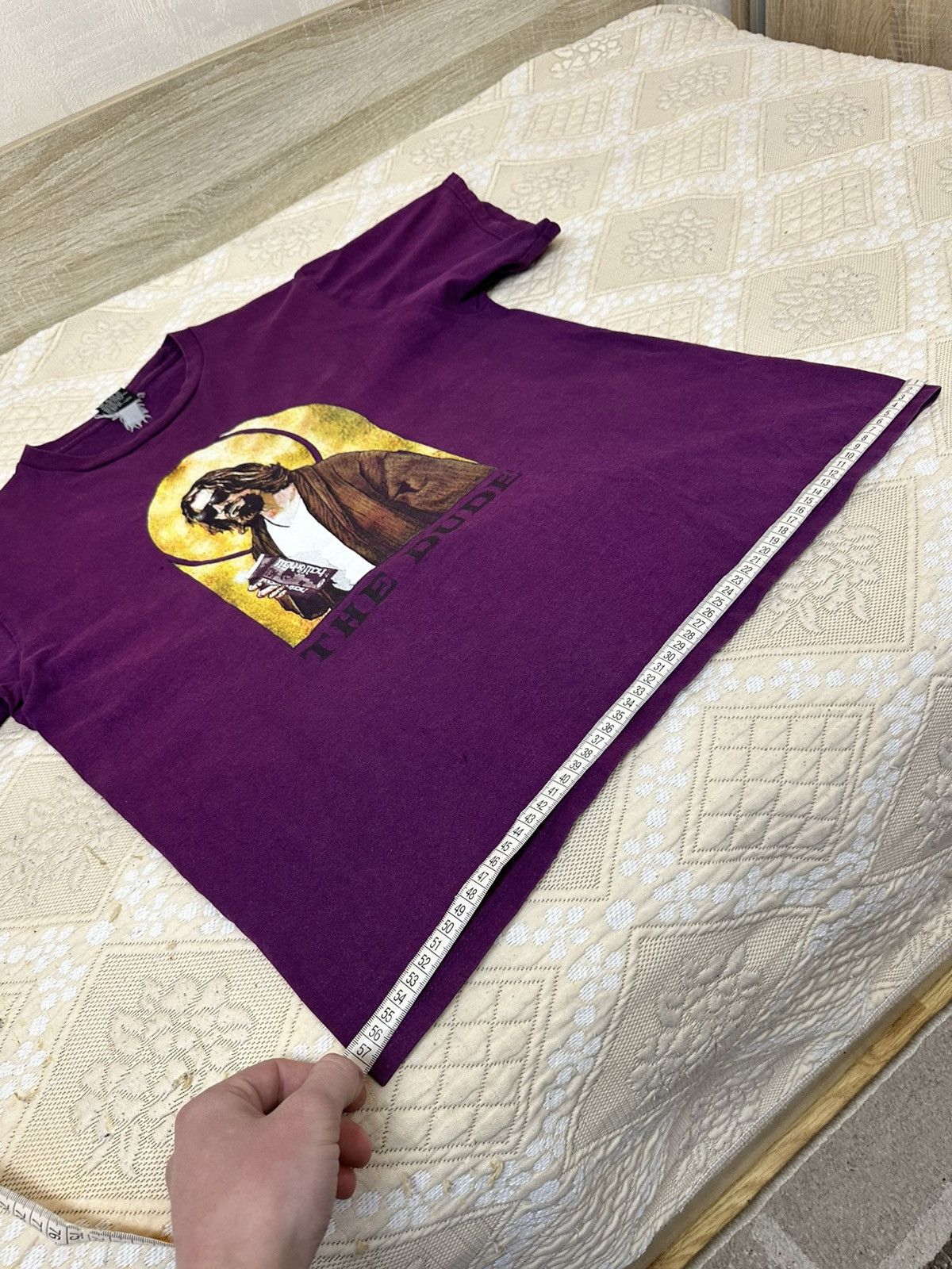 Universal Studios 🔥 2000s The BIG LEBOWSKI THE DUDE PROMO MOVIE TSHIRT TEE Y2K Size US M / EU 48-50 / 2 - 11 Thumbnail
