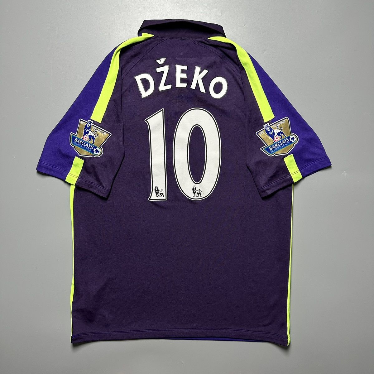 Nike MAN CITY NIKE 2014/2015 FOOTBALL THIRD JERSEY #10 DZEKO Size US XL / EU 56 / 4 - 1 Thumbnail