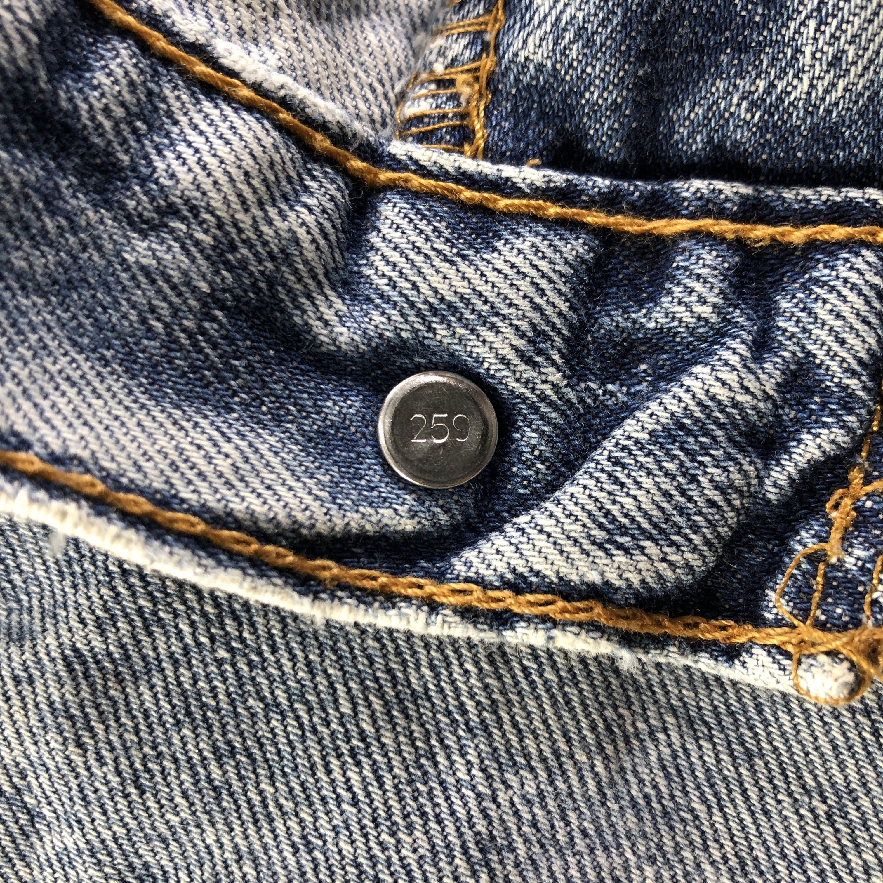 Levi's × Vintage Vintage Blue Wash Levis 529 Jeans-JM3376 Size 33" - 9 Thumbnail