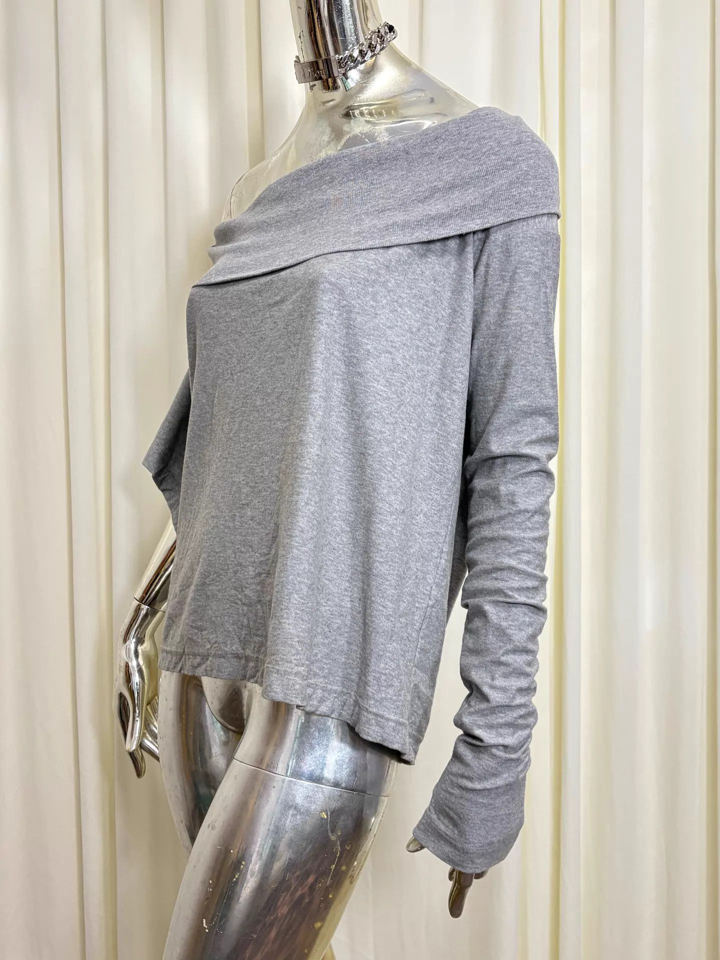 Dolce & Gabbana D&G 03 Runway Vintage Asymmetric Sleeve Versatile Knit Top Size M / US 6-8 / IT 42-44 - 1 Thumbnail