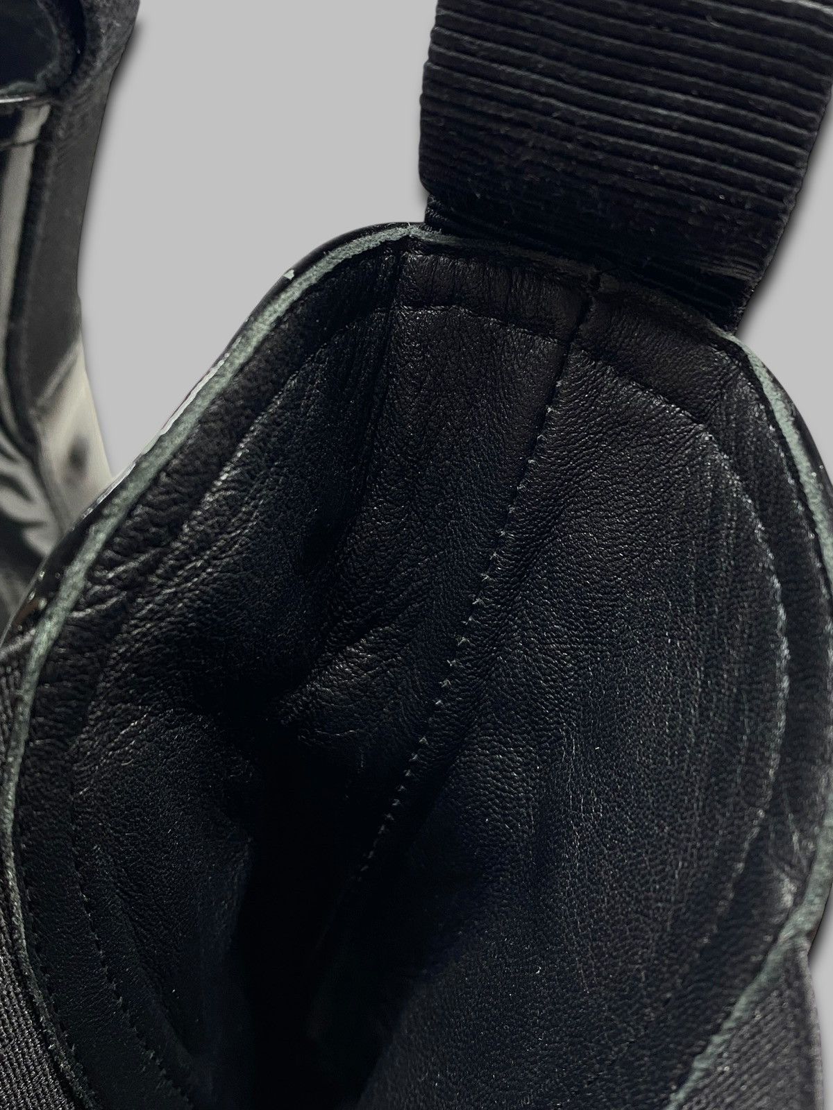 Simone Rocha Simone Rocha Patent Leather Black Boots Avant Garde Size US 12.5 / EU 45-46 - 11 Thumbnail