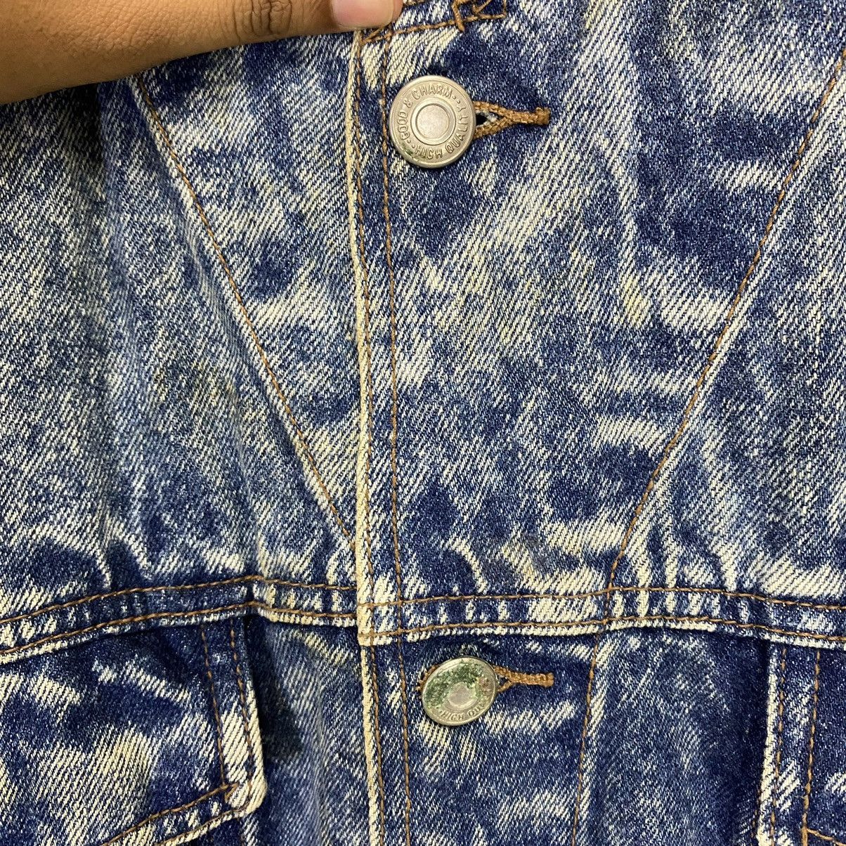 Japanese Brand VINTAGE SUPERWASHDENIM ACID WASH 13oz DENIM JACKET Size US M / EU 48-50 / 2 - 5 Thumbnail