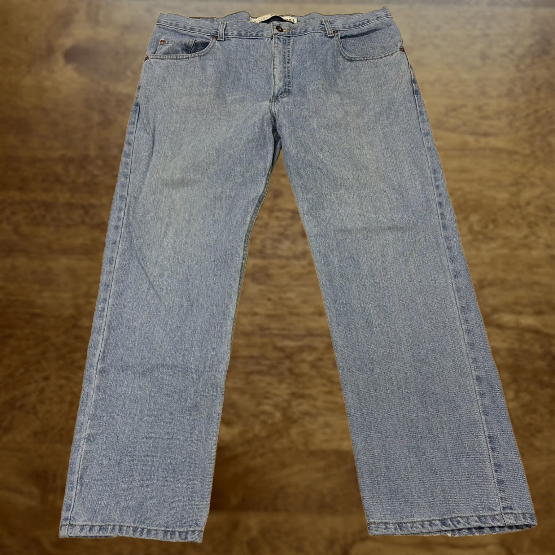Vintage Arizona Jean Company Jeans Mens 40x29 Light Wash Blue Denim Straight Casual Versatile Everyday Size US 40 / EU 56 - 1 Thumbnail