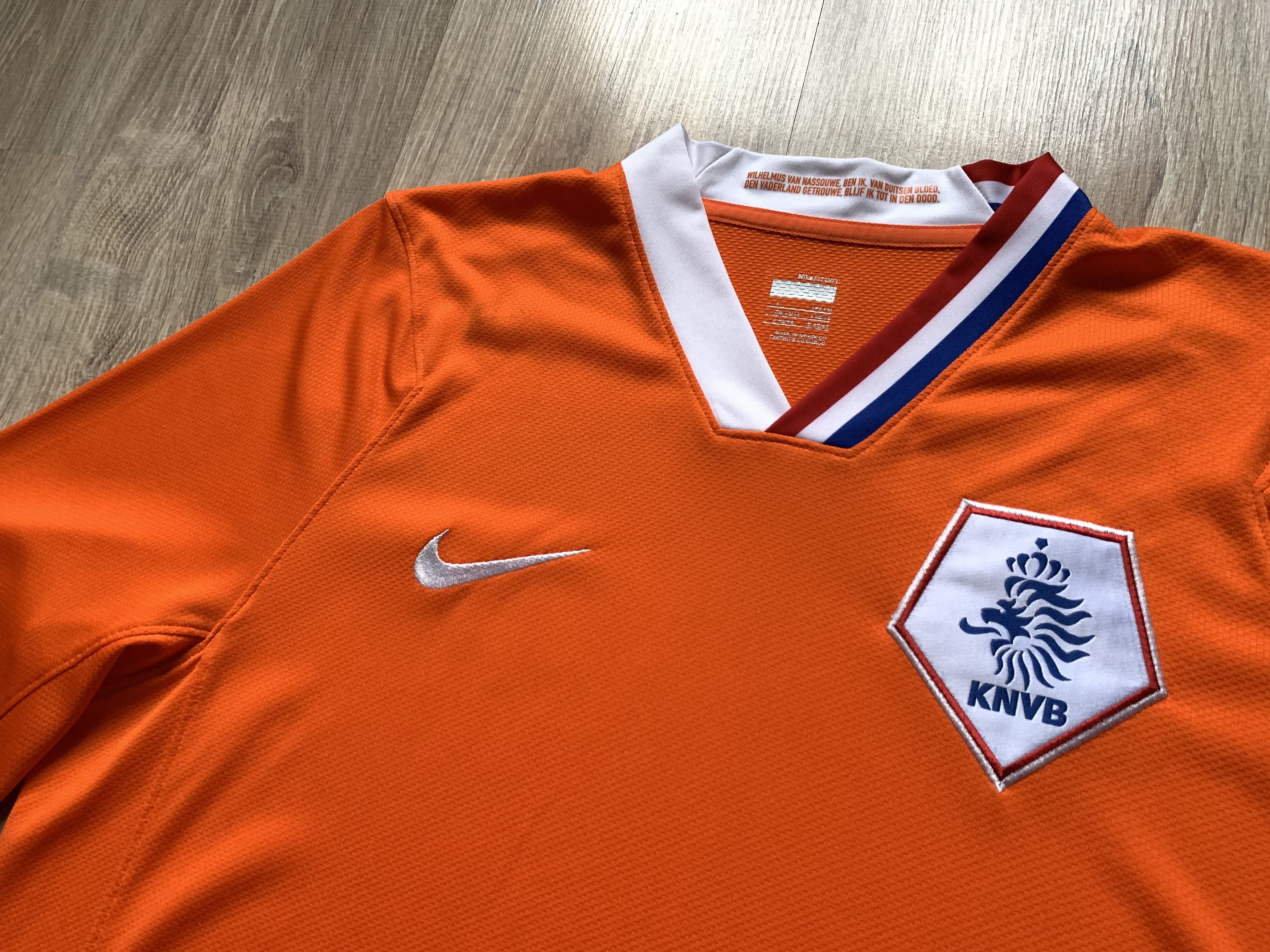 Nike × Vintage Vintage Nike Netherlands Home Shirt 2008-2010 Size US L / EU 52-54 / 3 - 4 Thumbnail