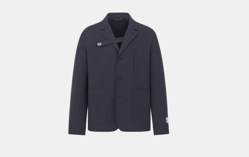 o1w1db10525 493C21 Charm Workwear Jacket in Navy Blue