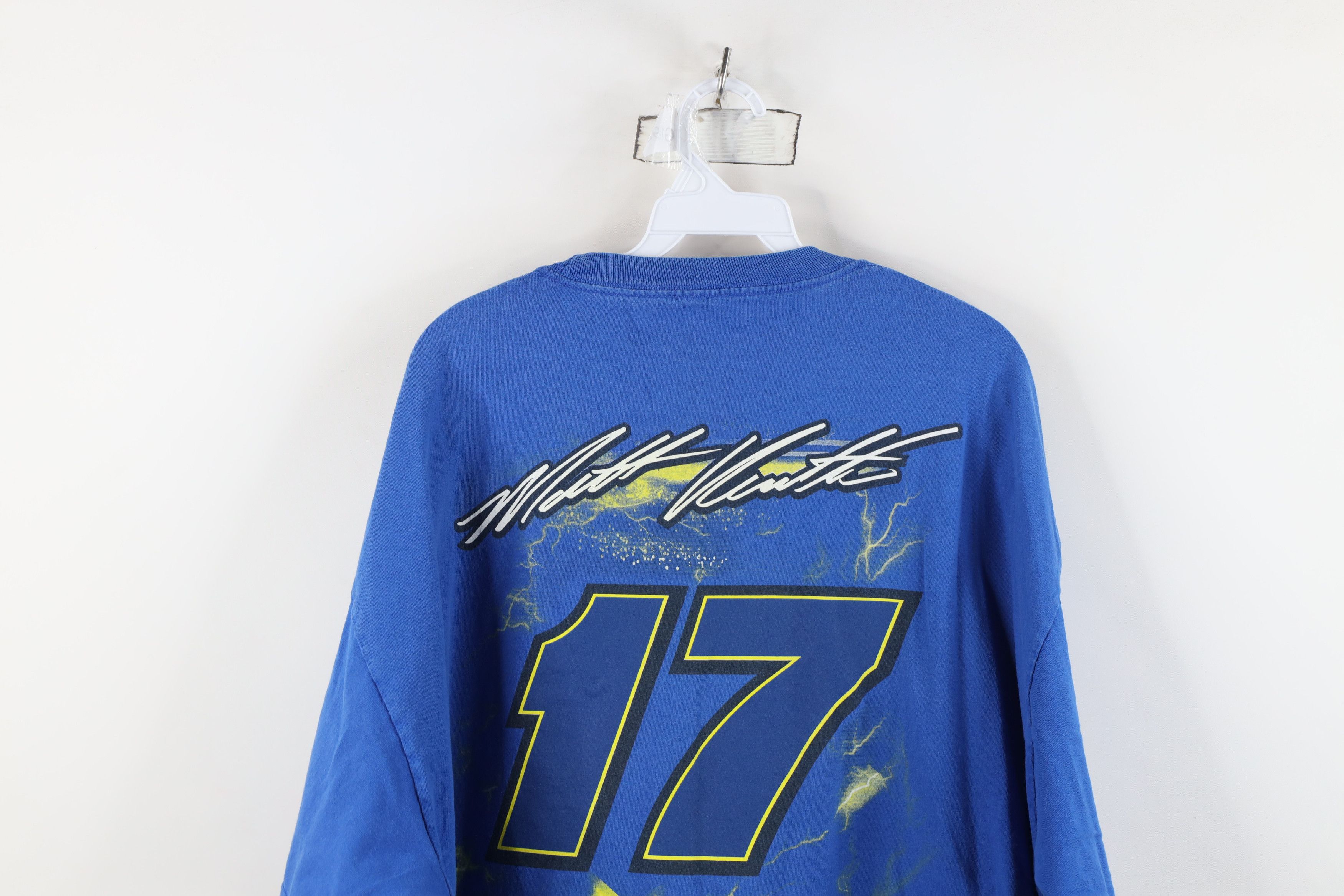 Vintage Vintage Y2K NASCAR Buy Matt Kenseth Racing T-Shirt AOP Blue Size US XXL / EU 58 / 5 - 12 Thumbnail