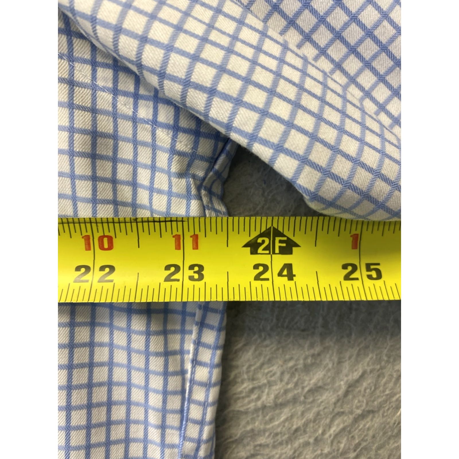 UNTUCKit UNTUCKit Button-Up Shirt Mens XL Blue Short Sleeve Check Casual Preppy Size US XL / EU 56 / 4 - 5 Thumbnail