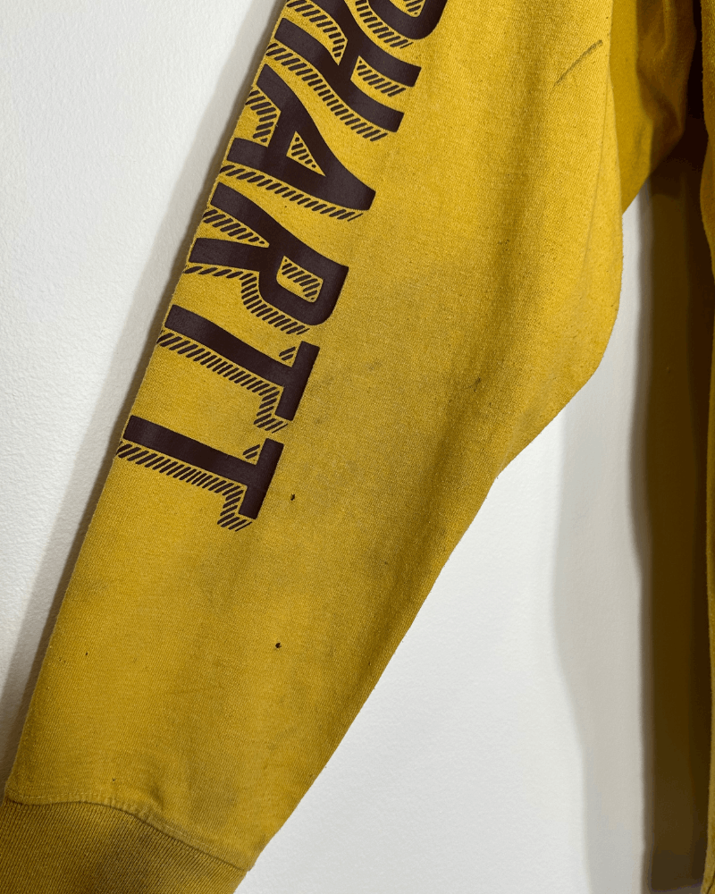 Carhartt Vintage Carhartt Thrashed/Stained Yellow Long Sleeve - XL Size US XL / EU 56 / 4 - 5 Thumbnail