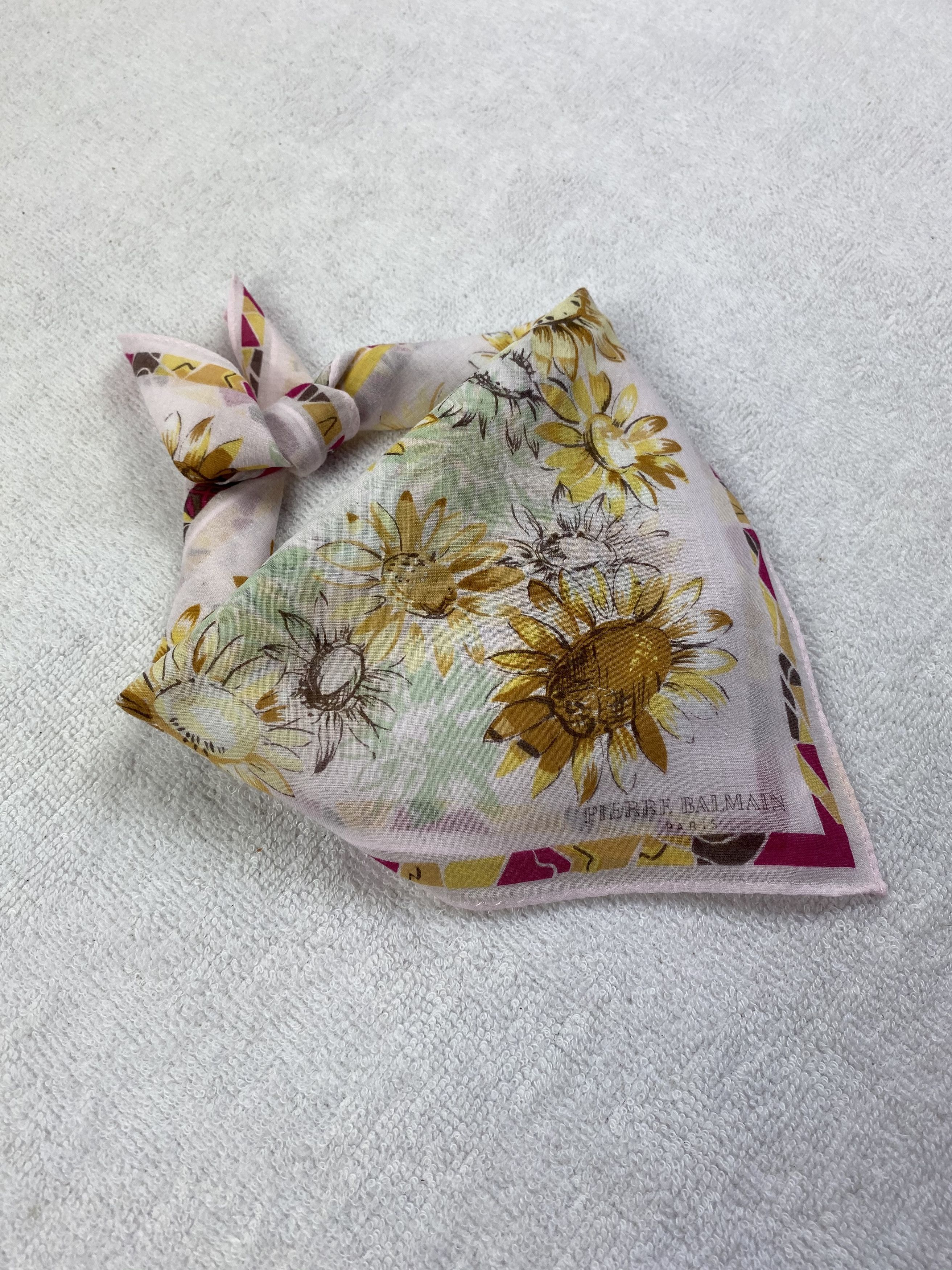 Pierre Balmain × Vintage Pierre Balmain Handkerchief / Bandana / Neckerchief Size ONE SIZE - 2 Thumbnail