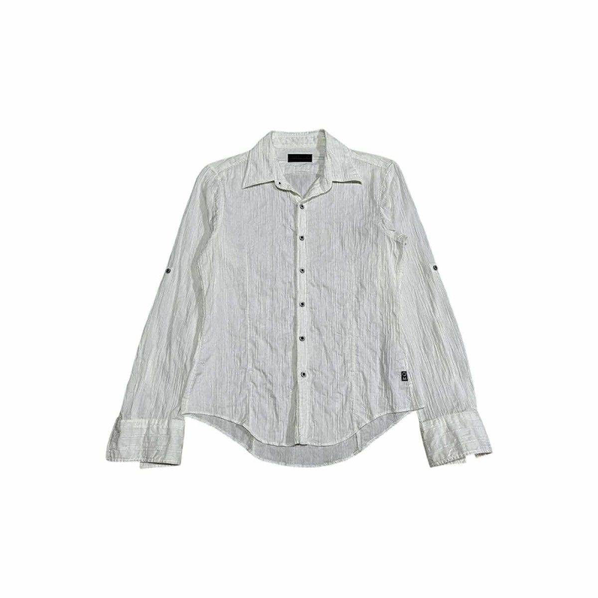 Japanese Brand × Morgan Homme × Tornado Mart 🔥Sick Y2K Morgan Homme Pleated Shirt Goth Punk Size US M / EU 48-50 / 2 - 1 Thumbnail