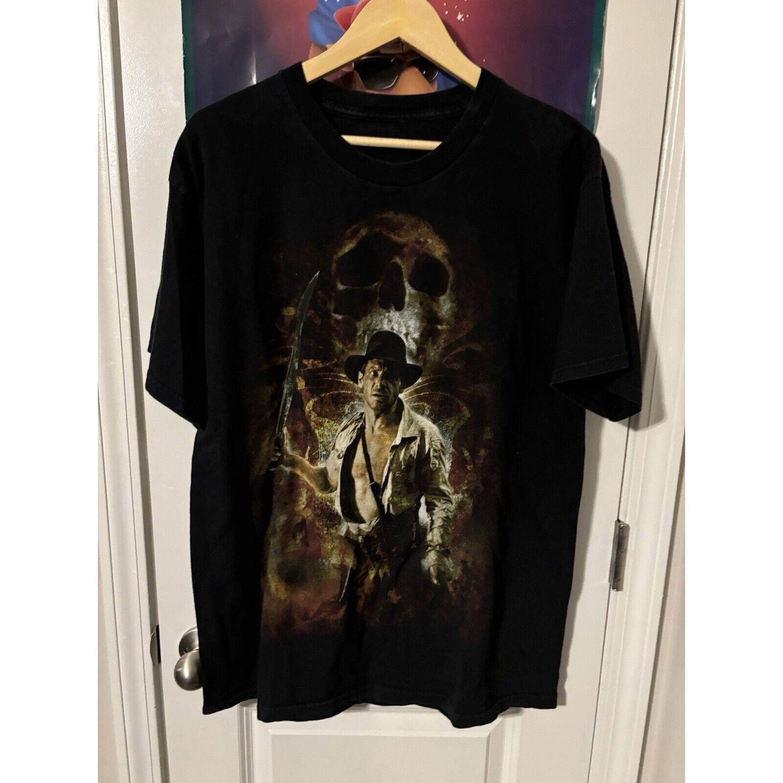 Other Vintage indiana jones rare movie promo black Shirt temple Size US M / EU 48-50 / 2 - 6 Thumbnail