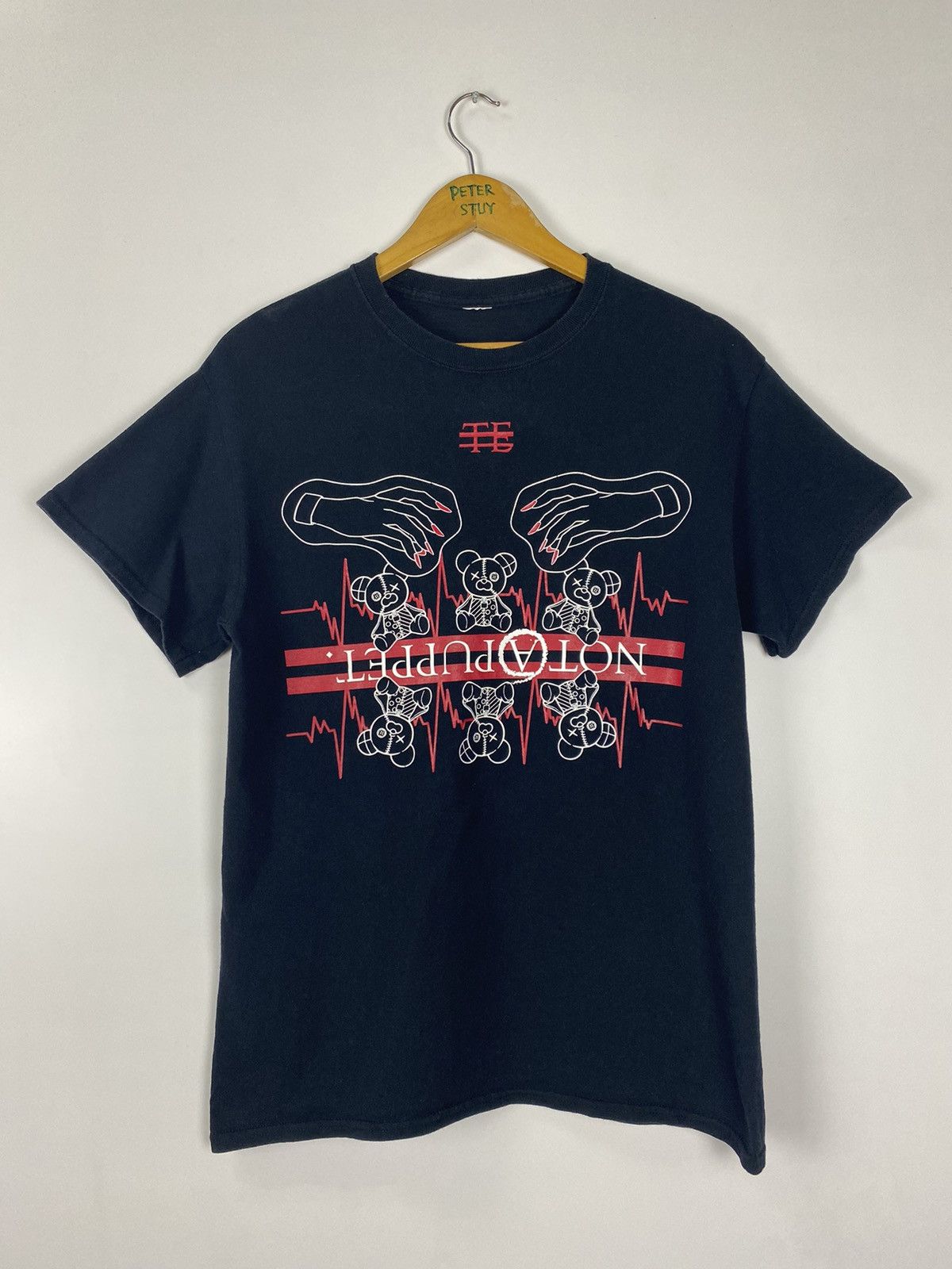 Punk and Yo × Vintage Vintage Not A Puppet Punk tee Size US S / EU 44-46 / 1 - 2 Thumbnail