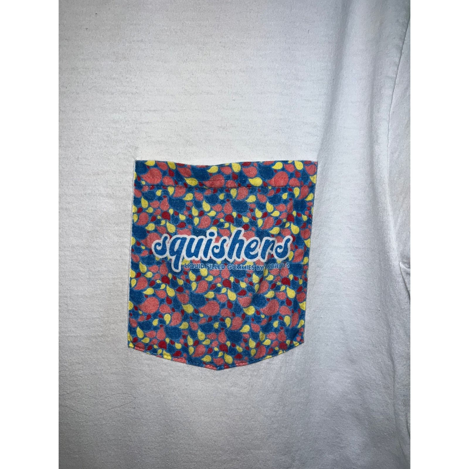 Vintage Squishers Gummies Shirt Liquid Filled Robhot Pocket Tee M Size US M / EU 48-50 / 2 - 2 Thumbnail