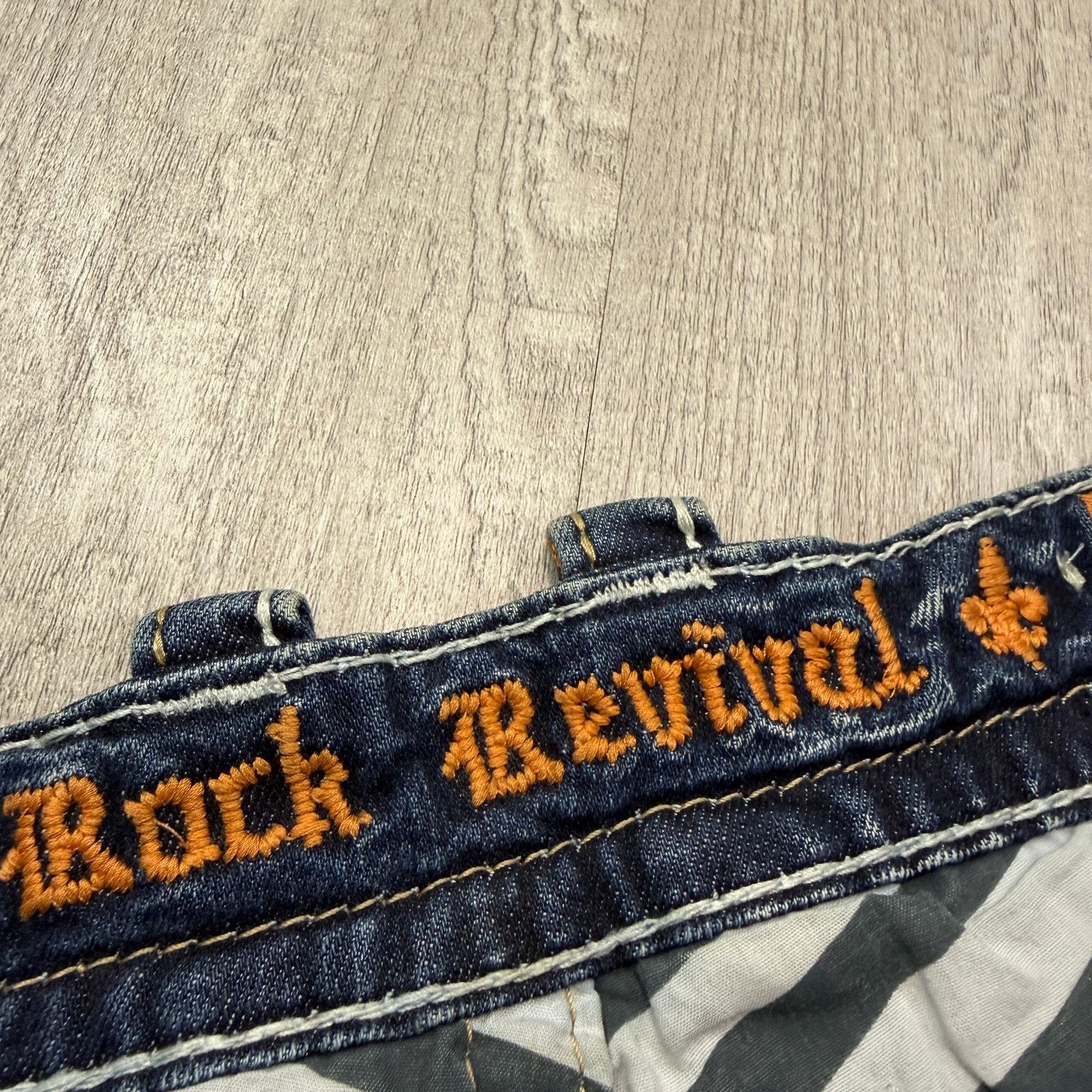 Rock Revival Rock Revival Remy Relaxed Straight Jeans 40 (Fits 40x32) Size US 40 / EU 56 - 7 Thumbnail