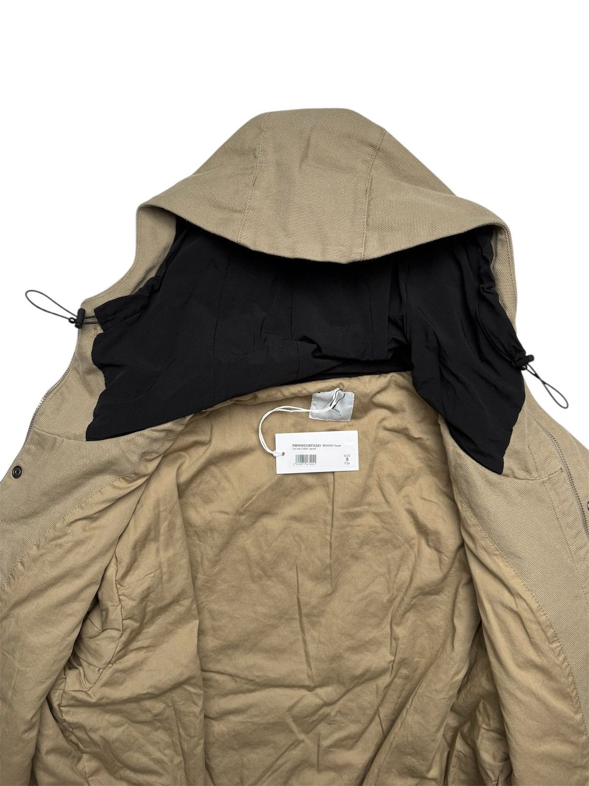 ROA ROA Taupe Canvas Cotton Workwear Jacket Size US S / EU 44-46 / 1 - 10 Thumbnail