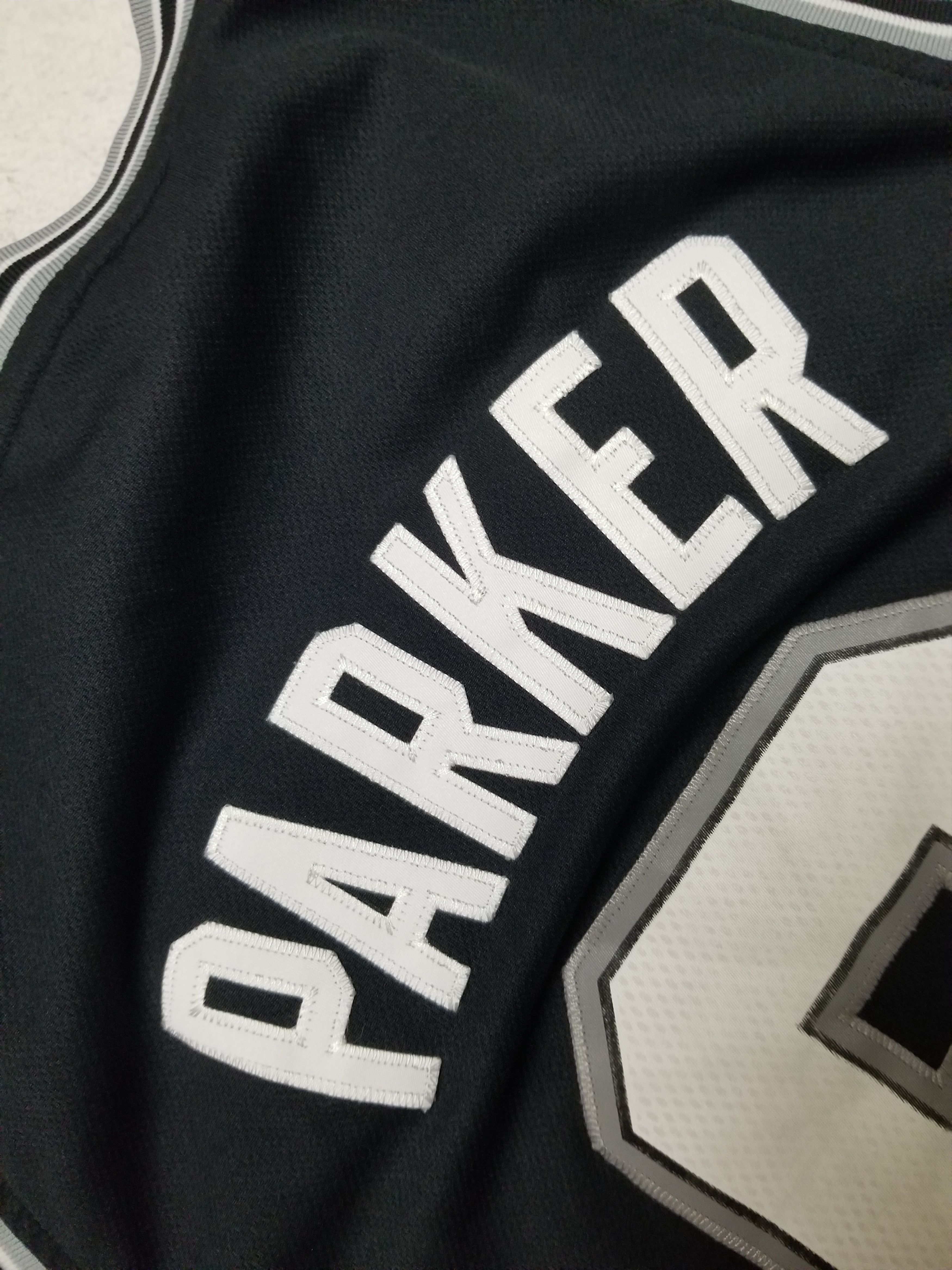 Adidas TONY PARKER #9 San Antonio Spurs NBA Swingman Sewn Jersey Size US M / EU 48-50 / 2 - 5 Thumbnail