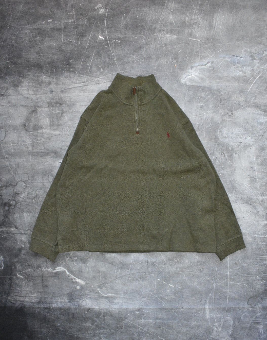 Polo Ralph Lauren Vintage Polo Ralph Lauren Quarter-Zip Pullover (XXL) Size US XXL / EU 58 / 5 - 1 Thumbnail