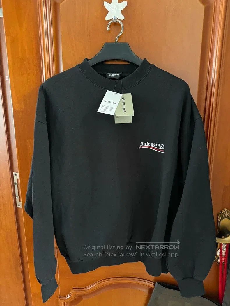 Balenciaga Balenciaga Cola Embroidery Logo Sweatshirt. Size US L / EU 52-54 / 3 - 1 Thumbnail