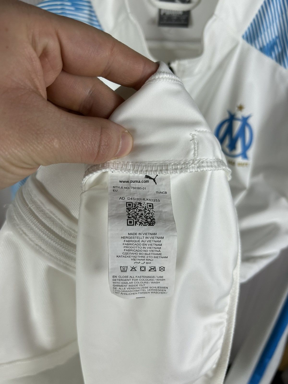 Puma Puma Olympique Marseille Stadium Jacket Size S Football Club Size US S / EU 44-46 / 1 - 9 Thumbnail