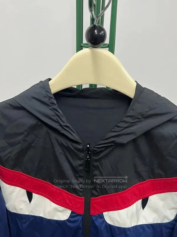 Fendi Fendi Blue Cotton Logo Long Sleeve Jacket . Size US XL / EU 56 / 4 - 3 Thumbnail