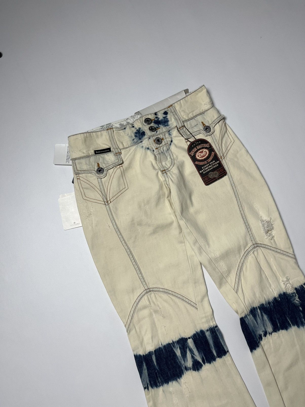 Dolce & Gabbana D&G Dolce & Gabbana Archive Y2K Flared Jeans Japan edition Size 24" / US 00 / IT 34 - 4 Thumbnail