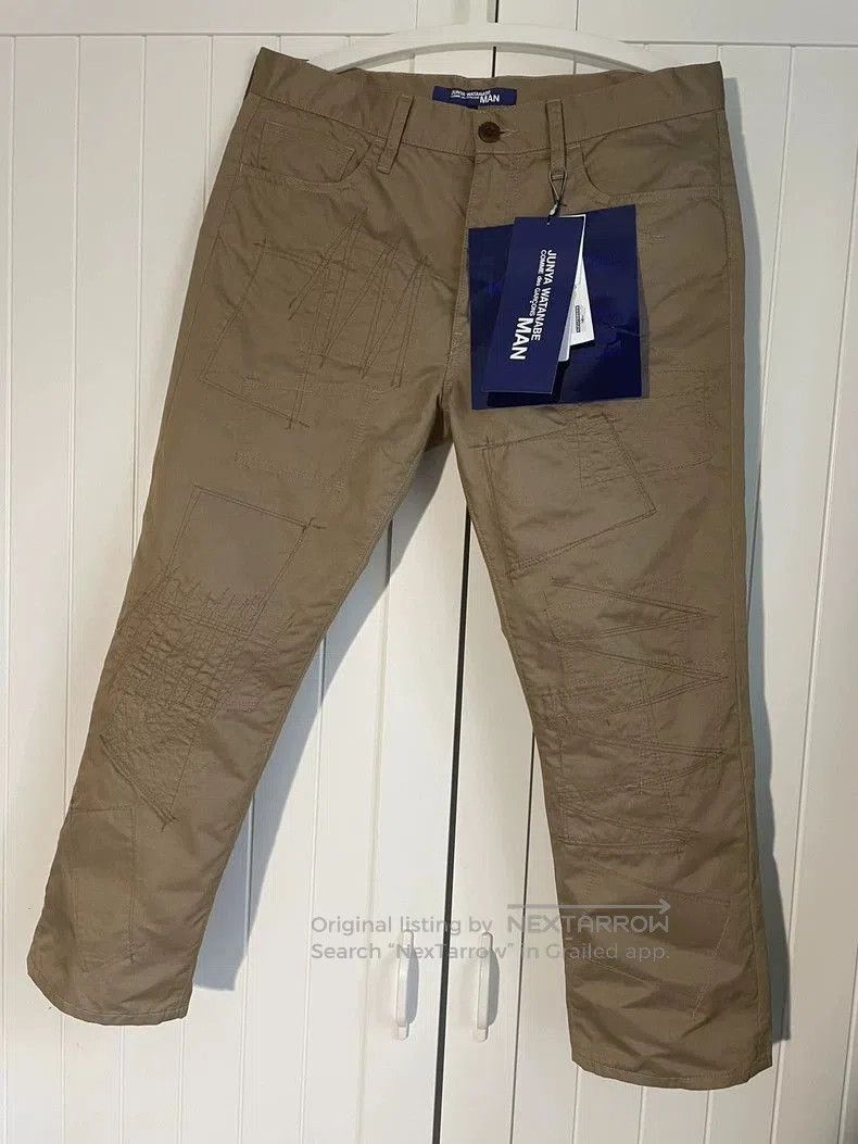Junya Watanabe Junya Watanabe MAN Embroidered Khaki Pants. Size US 32 / EU 48 - 2 Thumbnail