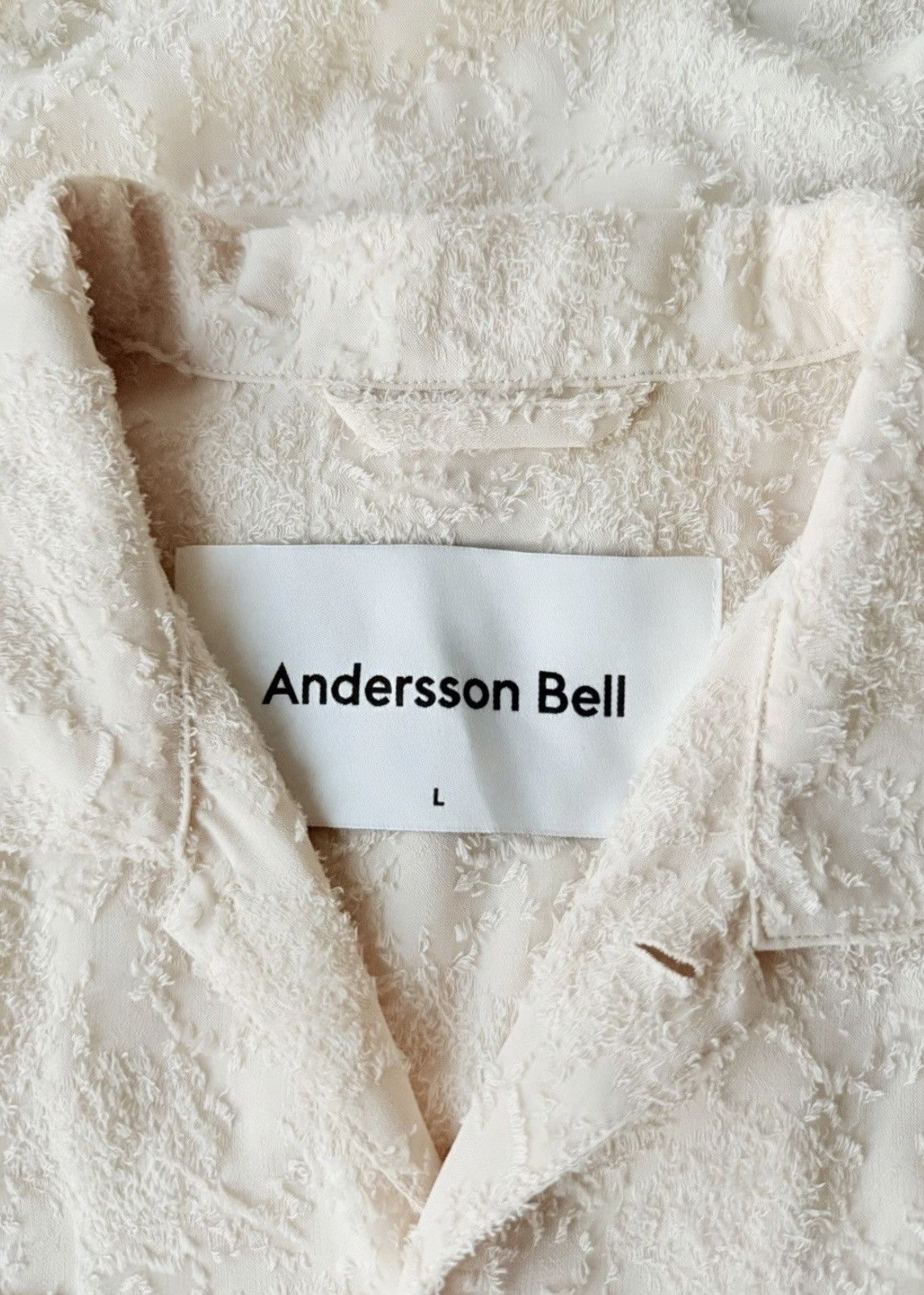 Andersson Bell Andersson Bell Off-White Bali Shirt Size US L / EU 52-54 / 3 - 3 Thumbnail