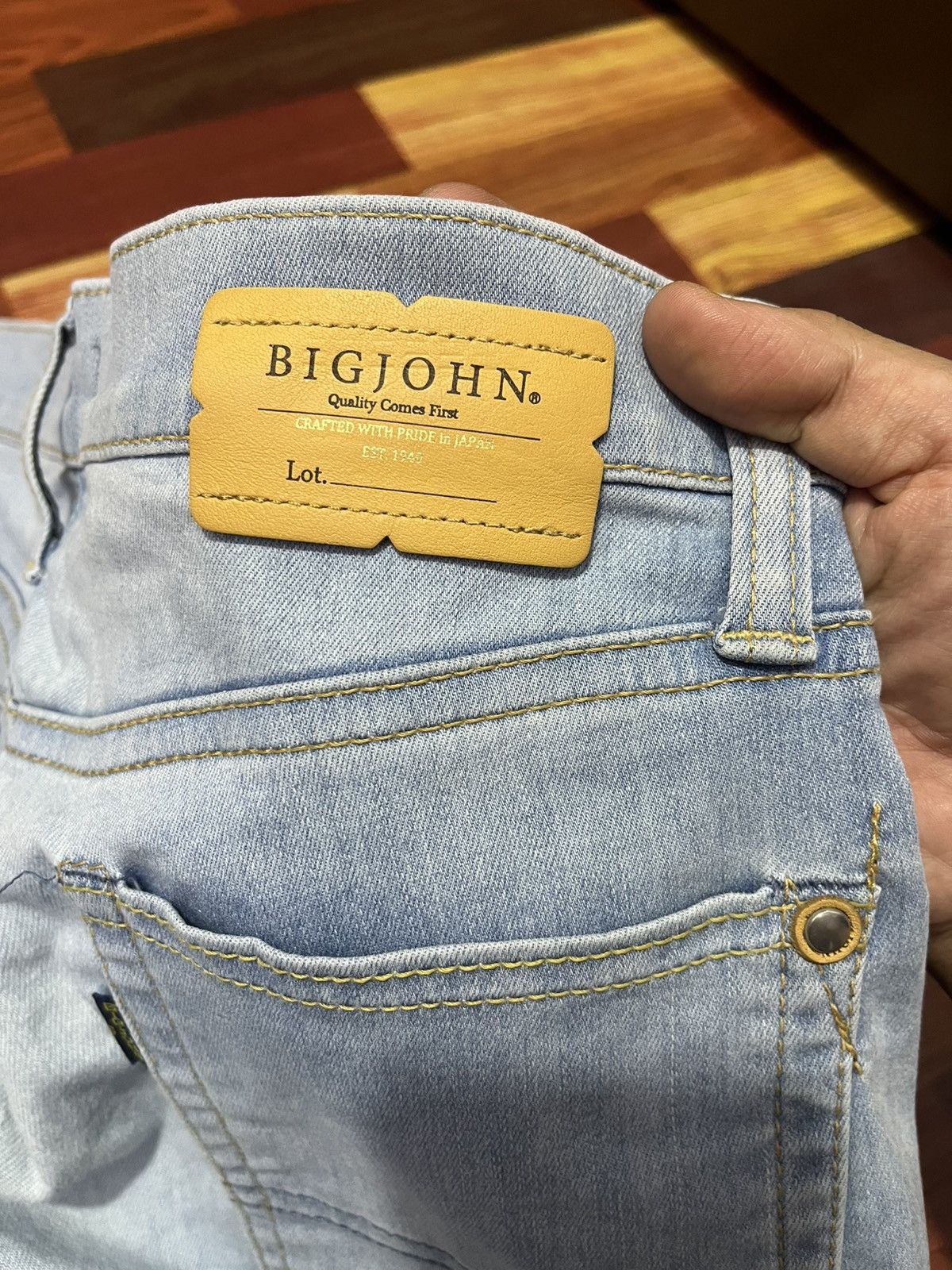 Big John Big John Japan Skinny Fit Light Wash Jeans W30 Size US 30 / EU 46 - 12 Thumbnail