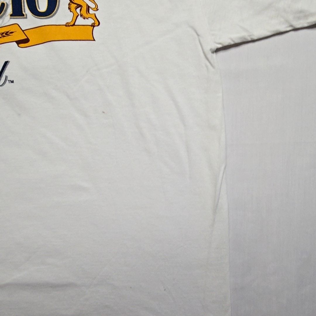 Fruit Of The Loom Modelo Especial Beer Shirt Graphic Alcohol Large White Tee Size US L / EU 52-54 / 3 - 6 Thumbnail