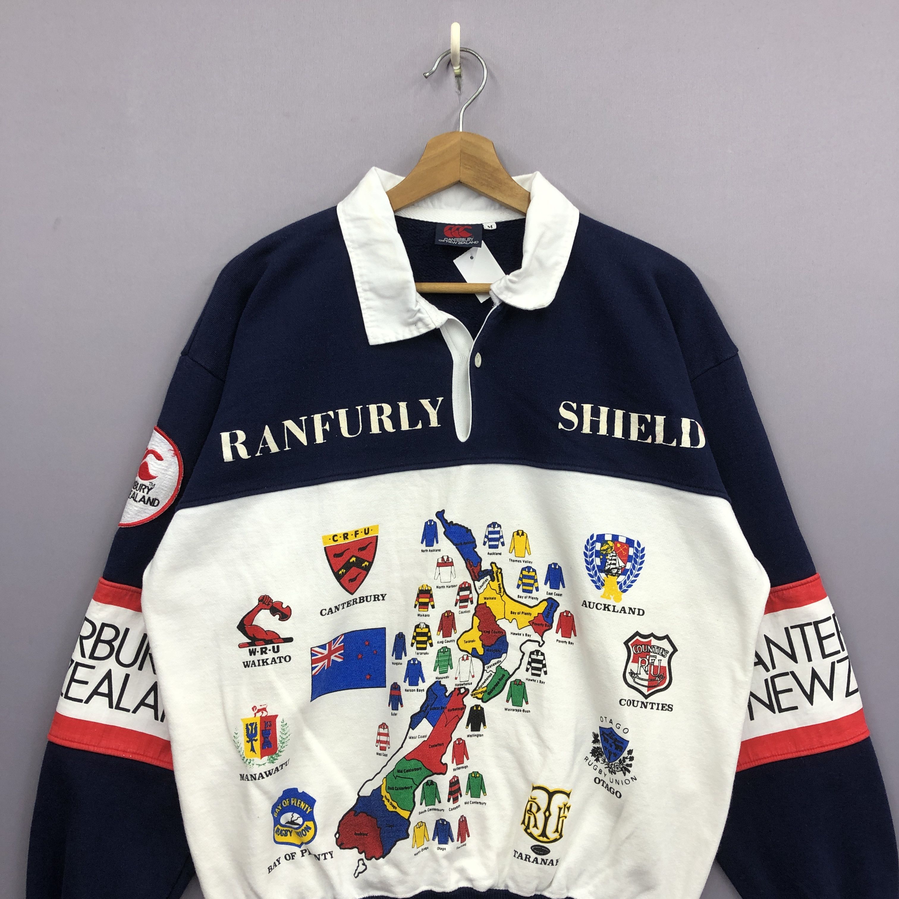 Canterbury of New Zealand × Vintage Vintage Canterbury Blendisloe Cup Sweater Sweatshirt Jumper Size US L / EU 52-54 / 3 - 3 Thumbnail