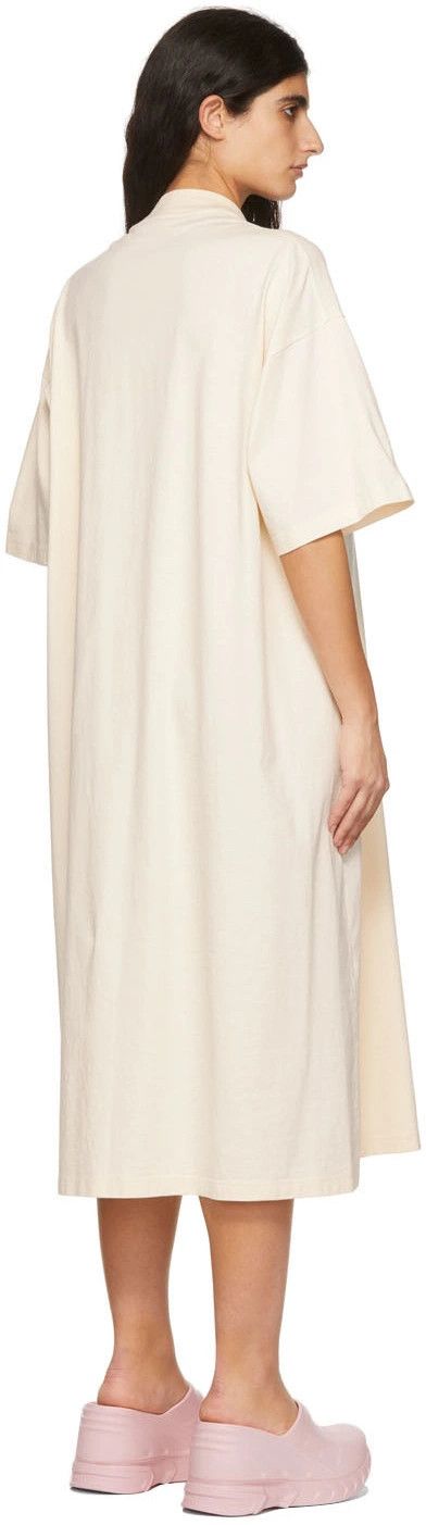 Palm Angels o1y1125 Logo Midi Dress in Beige Size XS / US 0-2 / IT 36-38 - 3 Thumbnail
