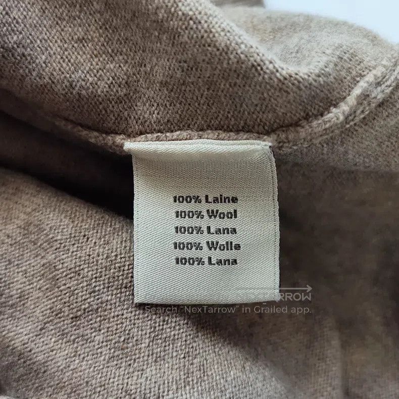 Hermes Hermes Khaki Arm Knit Jacquard Wool Sweater Size US M / EU 48-50 / 2 - 5 Thumbnail