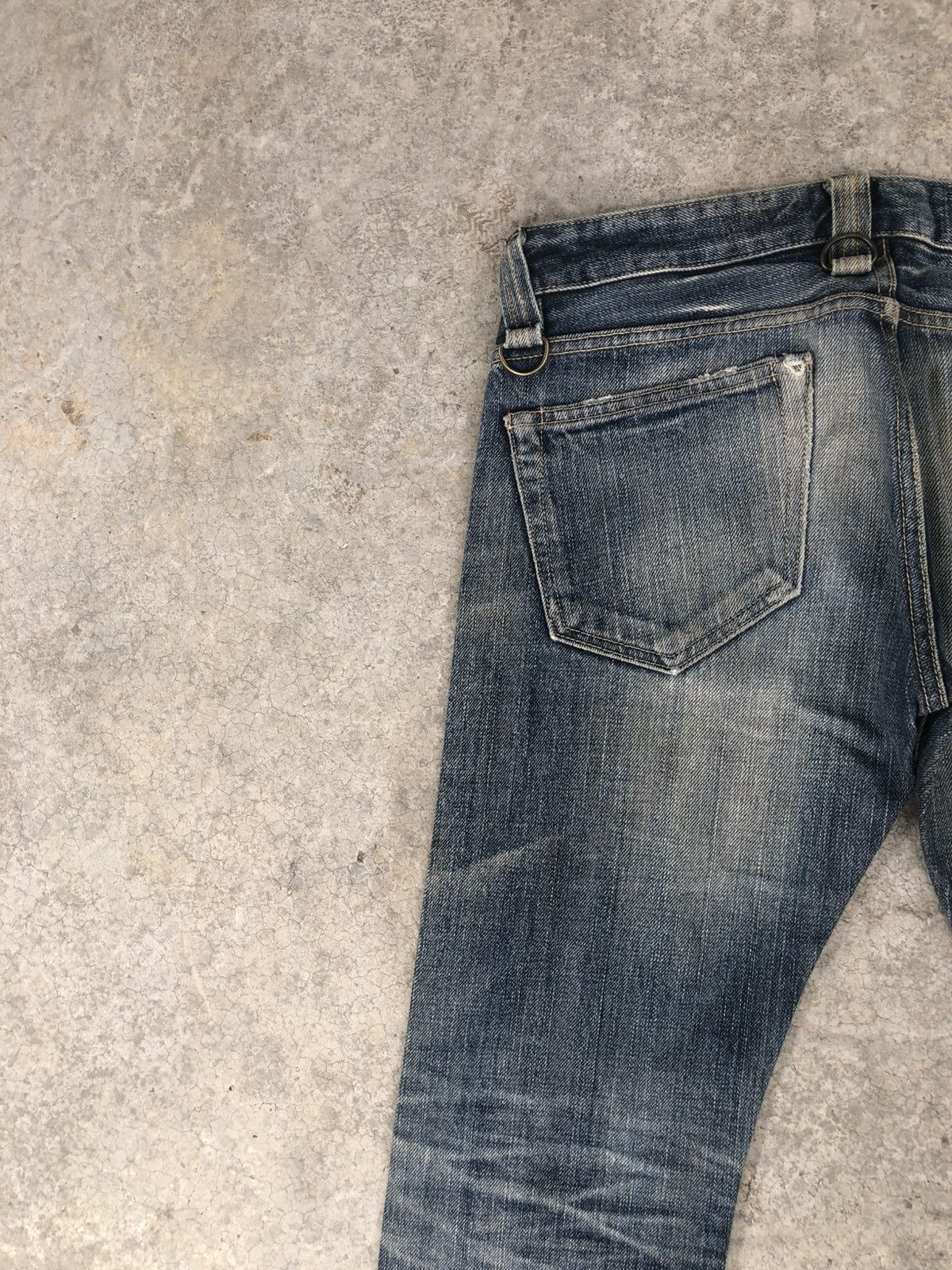 BUFFALO BOBS Buffalo Flared Selvedge Jeans Distressed Denim Size US 31 - 9 Thumbnail