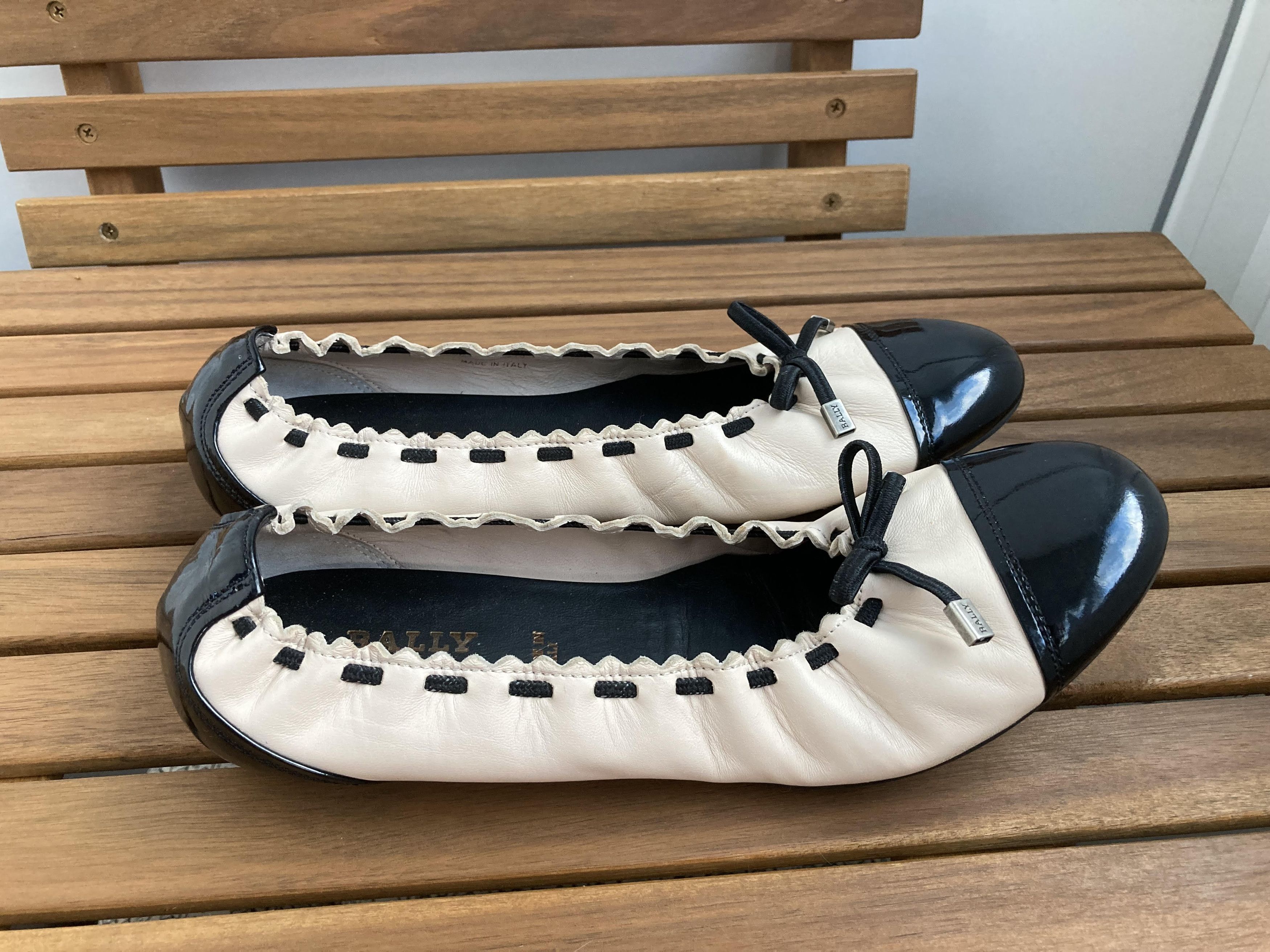 Bally BALLY Style Flex Leather Ballet Flats "Sayana" Size US 7.5 / IT 37.5 - 13 Thumbnail