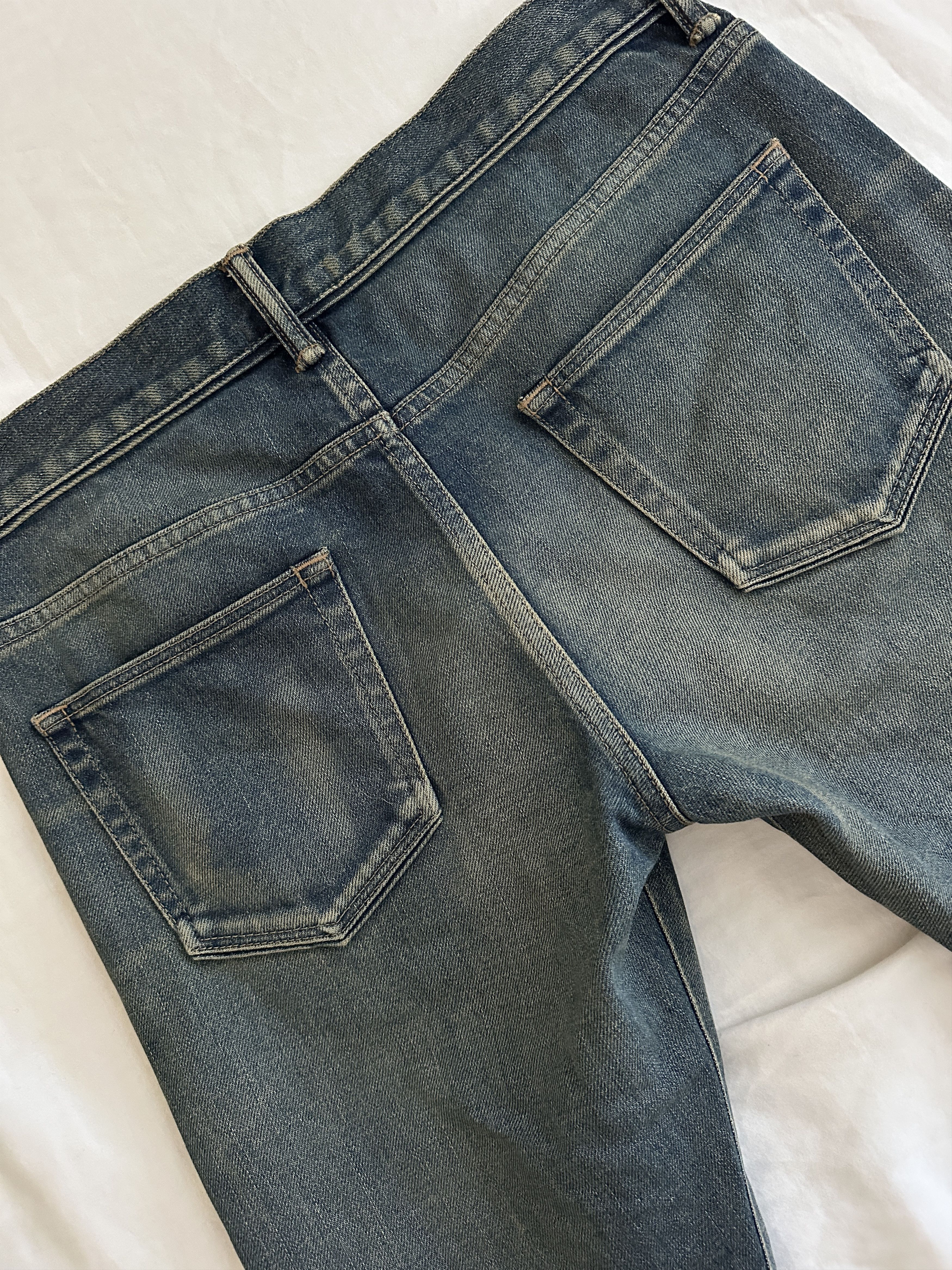 John Elliott The Cast 2 Rigid Five-Pocket Medium Wash Slim Jeans Size US 31 - 5 Thumbnail