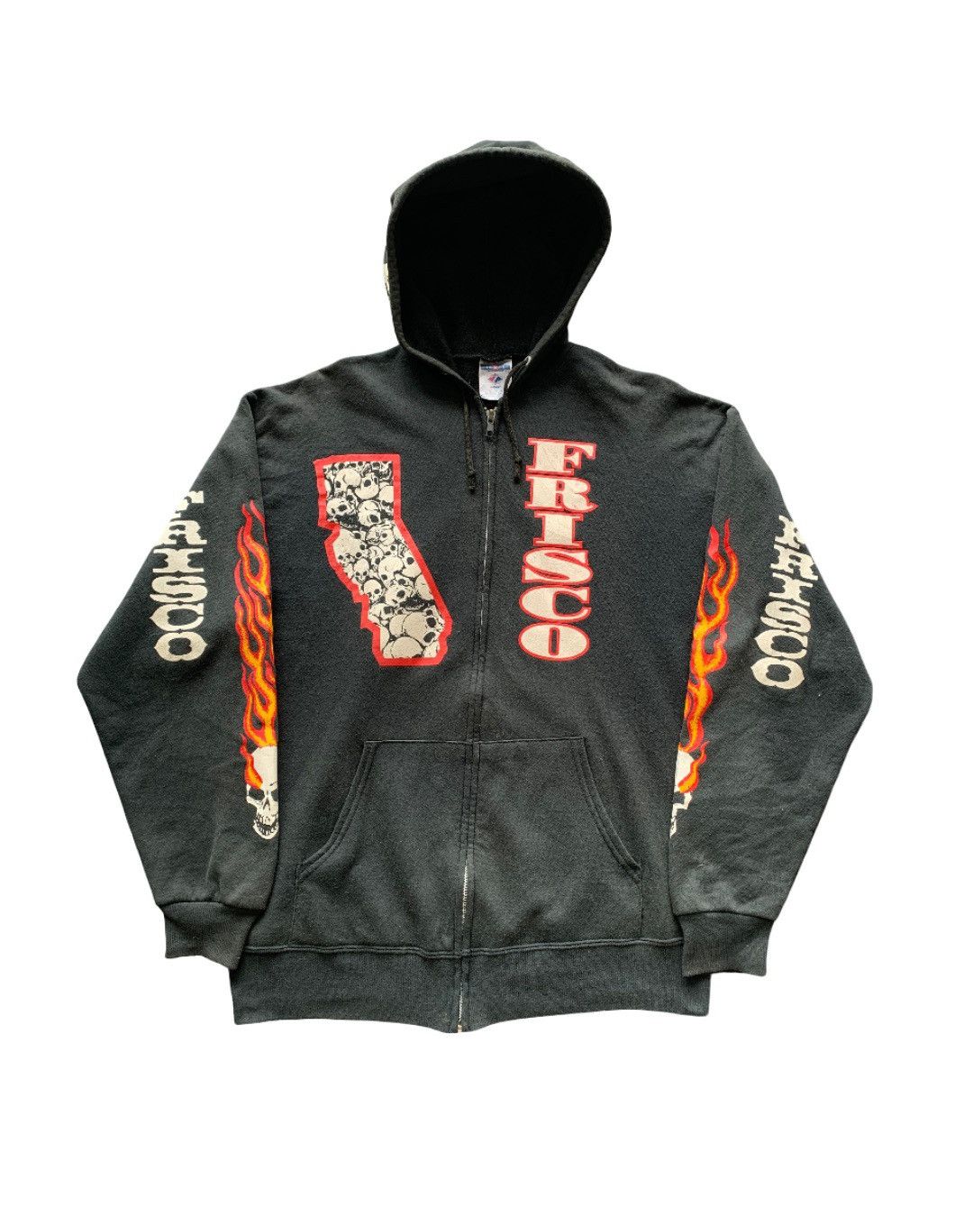 Harley Davidson 💎 Vintage Frisco Choppers Zipper Hoodie | Grailed