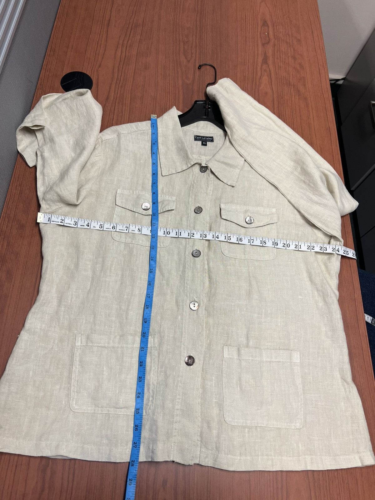 Other Carol LeValley San Francisco Linen Utility Shirt Jacket USA Size XL / US 12-14 / IT 48-50 - 12 Thumbnail