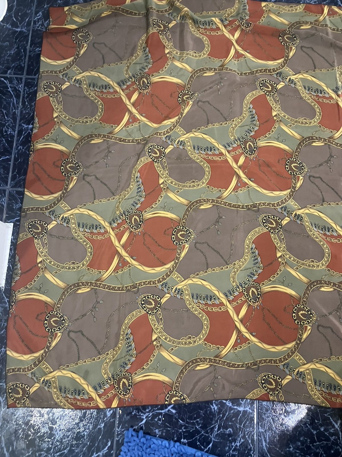Hermes Hermes square silk bandanna neck wrap designer scarf shawl Size ONE SIZE - 3 Thumbnail