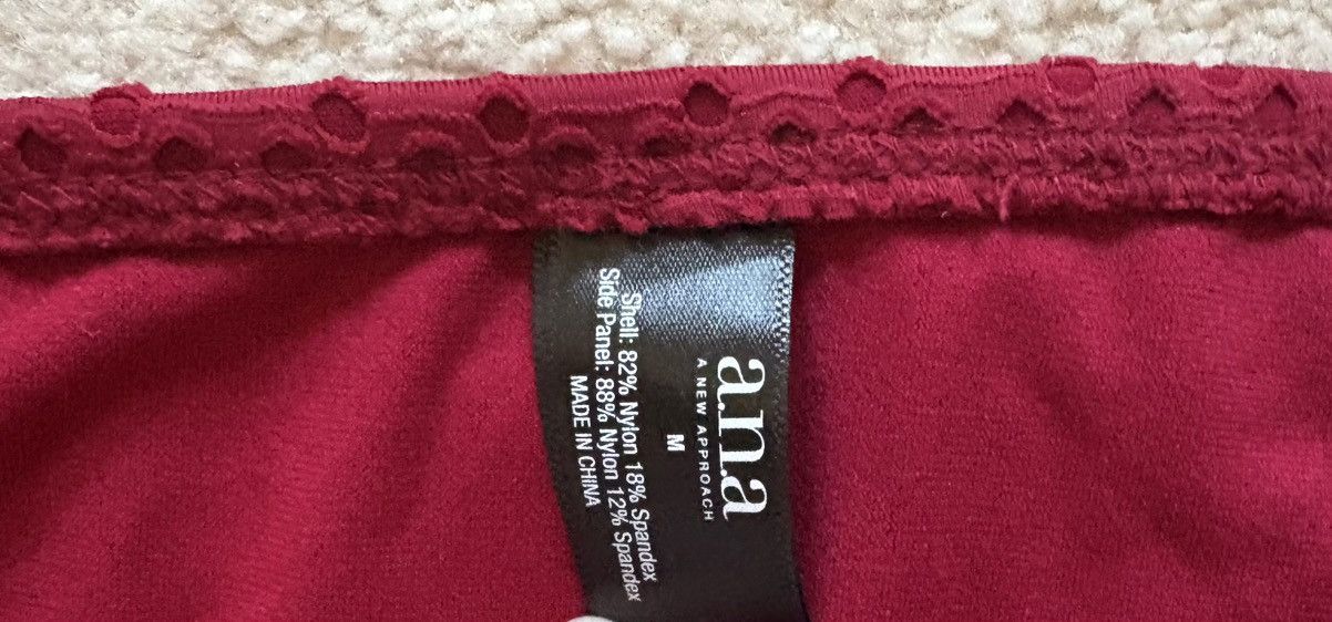 Other Nwt A.n.a Cranberry Bikini Bottom Size Medium Size 30" / US 8 / IT 44 - 2 Thumbnail