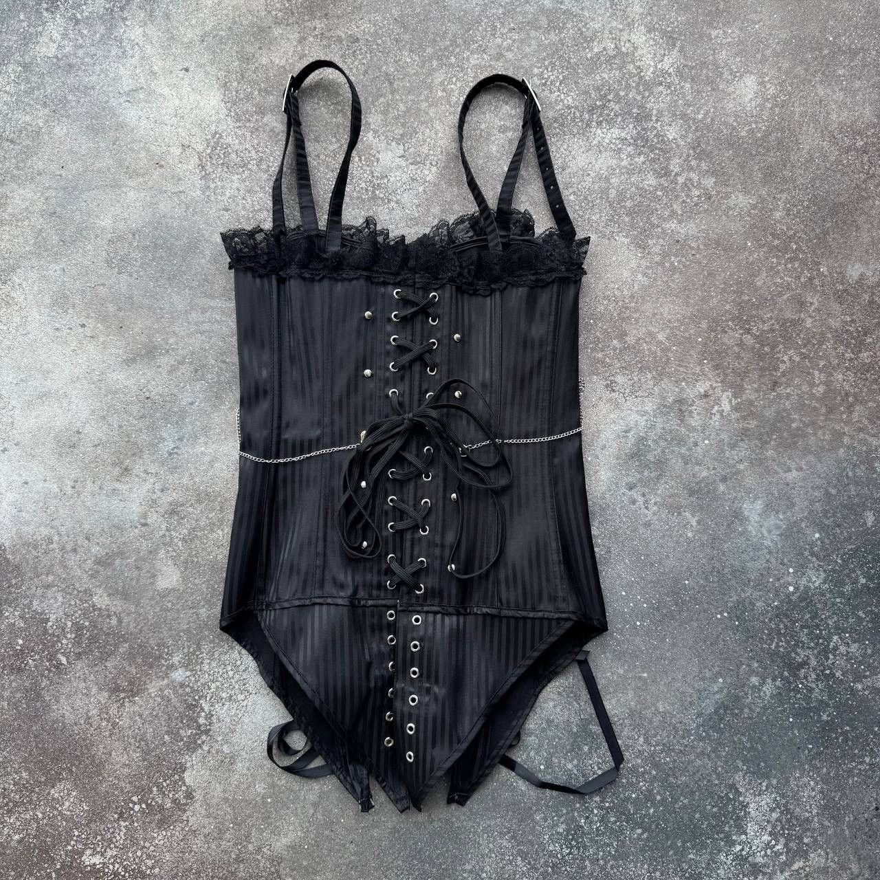 20471120 Amazing Gothic Super Sexy Corset Top Size M / US 6-8 / IT 42-44 - 2 Thumbnail