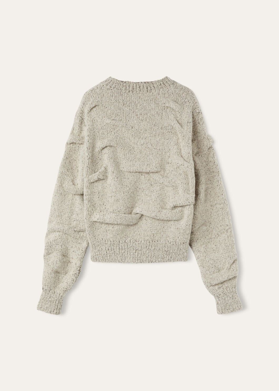Loro Piana o1w1db10825 FAO2917 Alpe Faller Crewneck Sweater in Grey Size M / US 6-8 / IT 42-44 - 6 Thumbnail