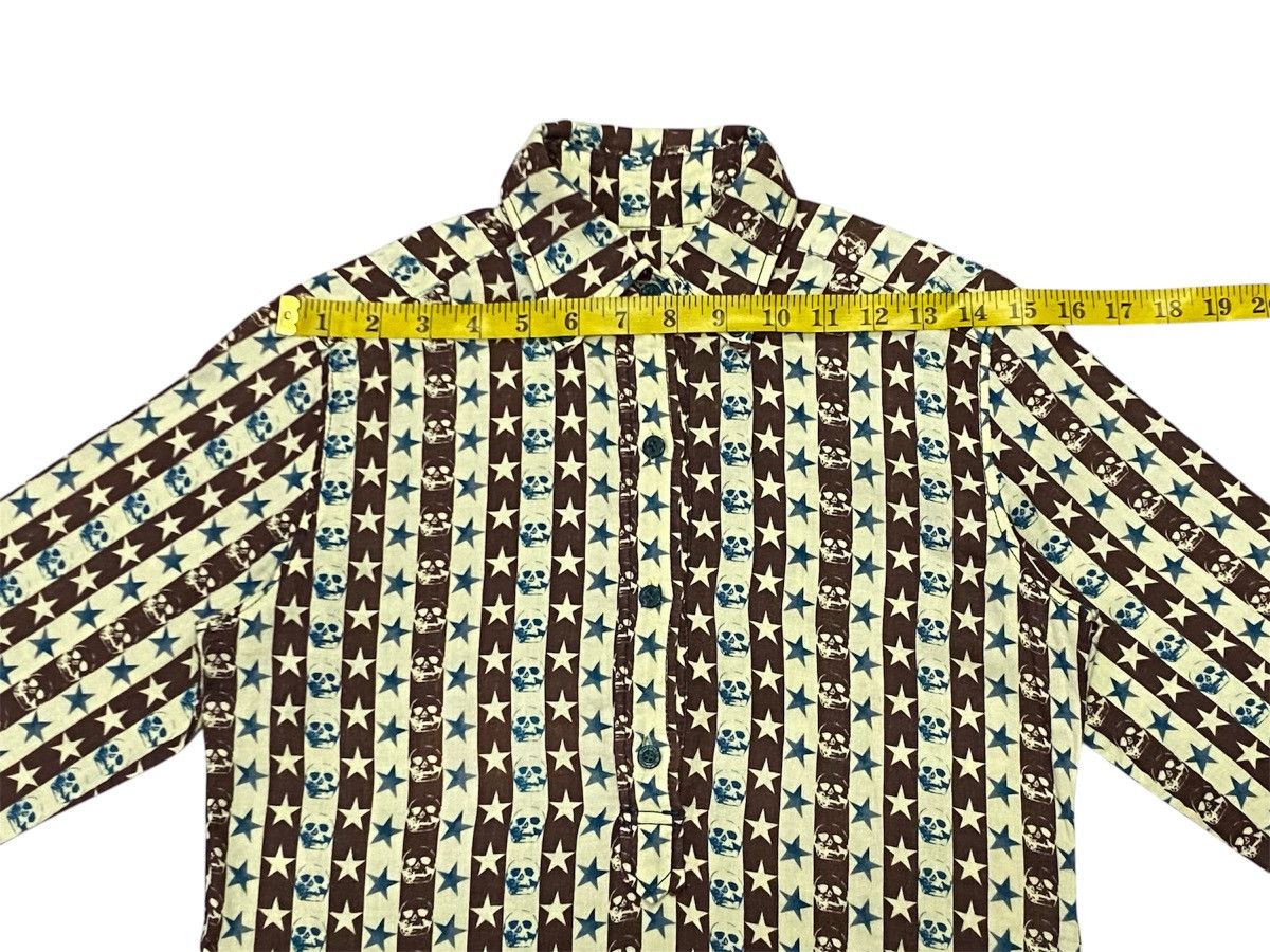 Hysteric Glamour × Japanese Brand Hysteric Glamour Skull Fullprint Haif Button Ups Size S / US 4 / IT 40 - 16 Thumbnail
